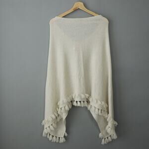 Lilly Pulitzer Cashmere Poncho One Size Cape Tassels Boho